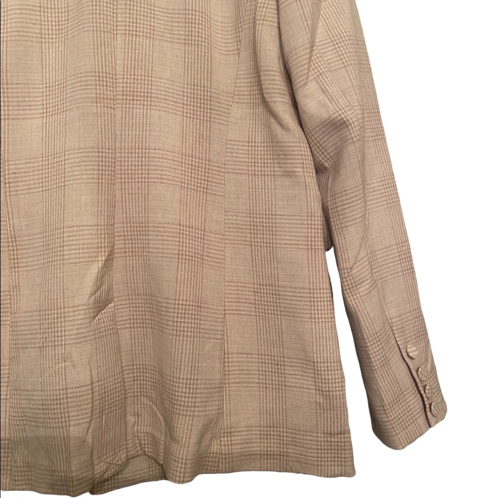 House of Harlow Tan Plaid Blazer - Picture 9 of 15